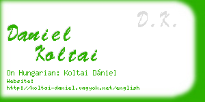 daniel koltai business card